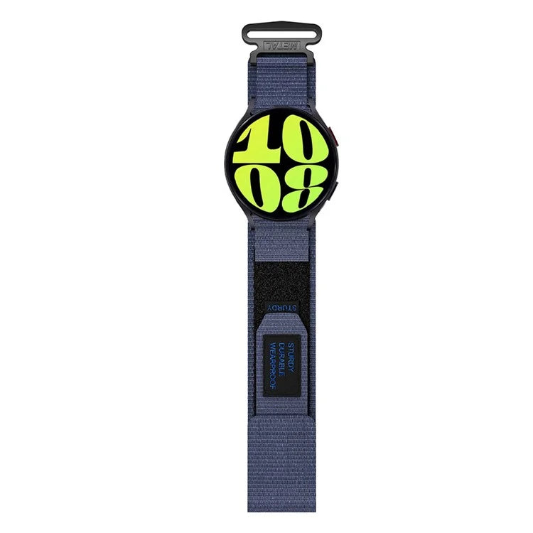 For Samsung Galaxy Watch FE 40mm / Watch6 / Huawei Watch GT 4 Universal 22mm Magic Tape Nylon Watch Strap