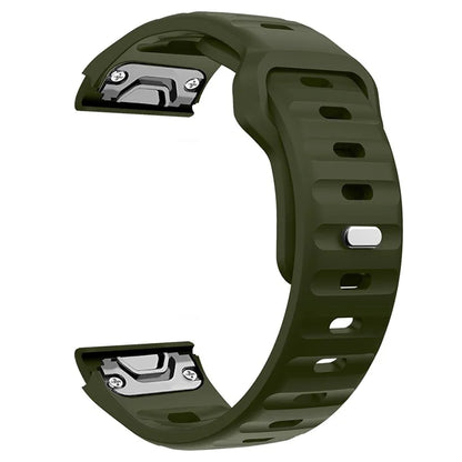 For Garmin Fenix 7X Soft Silicone Watch Strap Adjustable Wrist Band Replacement