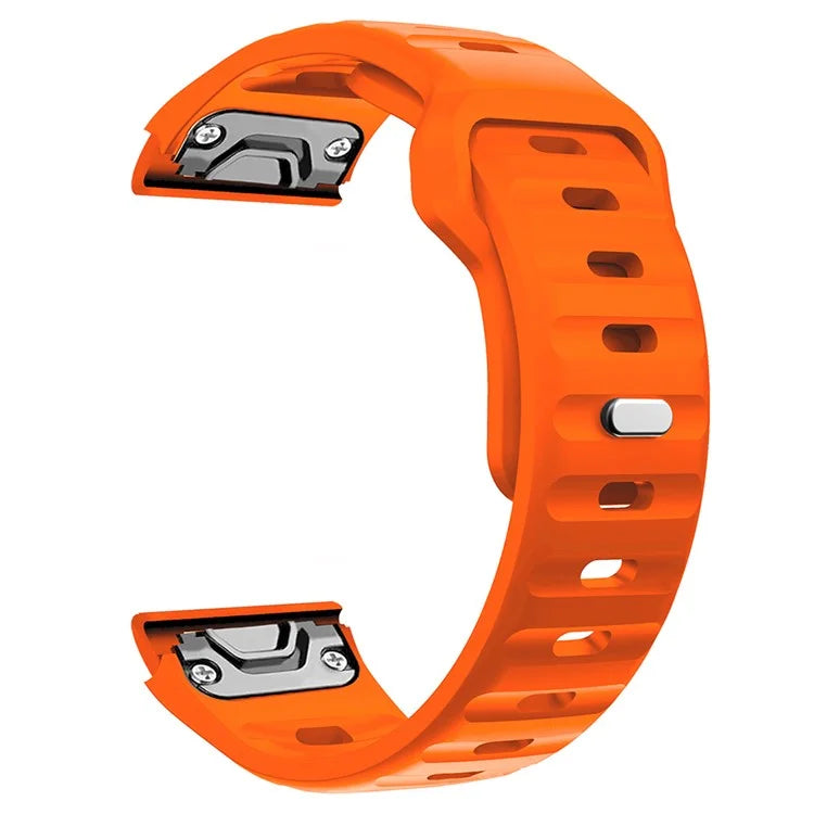 For Garmin Fenix 7X Soft Silicone Watch Strap Adjustable Wrist Band Replacement