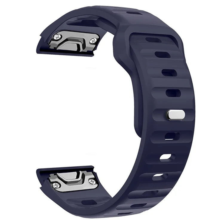 For Garmin Fenix 7X Soft Silicone Watch Strap Adjustable Wrist Band Replacement