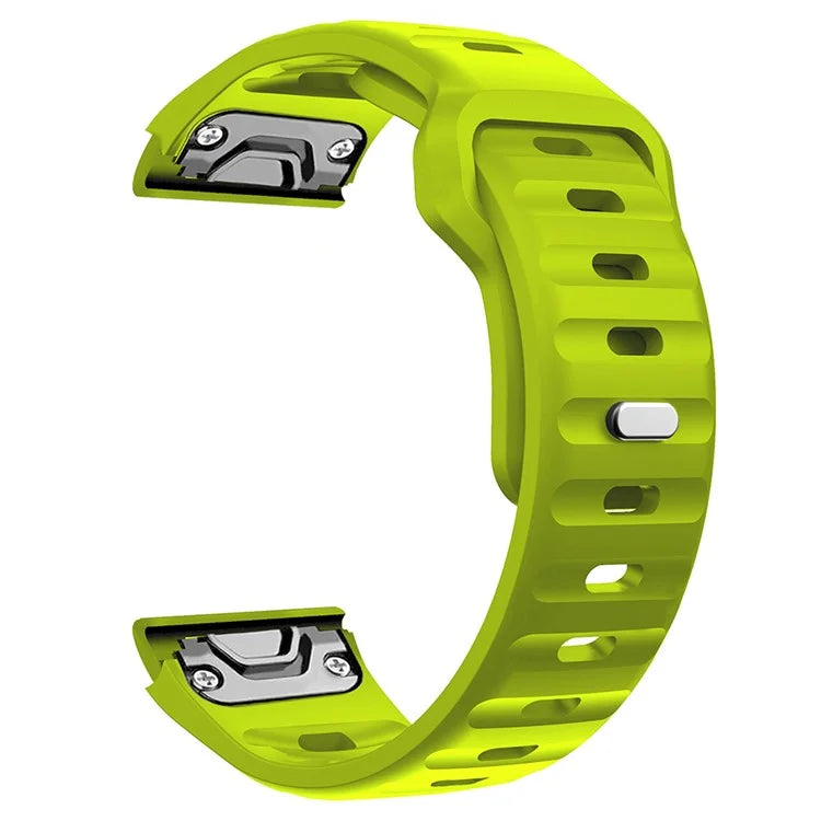 For Garmin Fenix 7X Soft Silicone Watch Strap Adjustable Wrist Band Replacement
