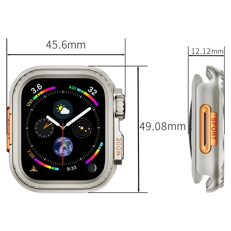 Watch Case for Apple Watch Series 4 / 5 / 6 / SE / SE (2022) / SE (2023) 44mm Metal Protective Frame