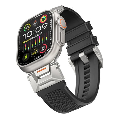 For Apple Watch Ultra 2 Ultra 49mm / 9 8 7 45mm / 6 5 4 SE SE (2023) SE (2022) SE 44mm / 3 2 1 42mm Rubber Band Strap