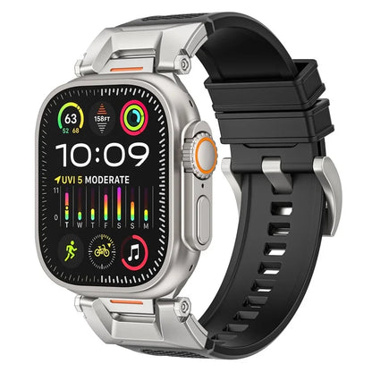 For Apple Watch Ultra 2 Ultra 49mm / 9 8 7 45mm / 6 5 4 SE SE (2023) SE (2022) SE 44mm / 3 2 1 42mm Rubber Band Strap