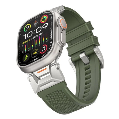 For Apple Watch Ultra 2 Ultra 49mm / 9 8 7 45mm / 6 5 4 SE SE (2023) SE (2022) SE 44mm / 3 2 1 42mm Rubber Band Strap