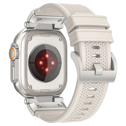 For Apple Watch Ultra 2 Ultra 49mm / 9 8 7 45mm / 6 5 4 SE SE (2023) SE (2022) SE 44mm / 3 2 1 42mm Rubber Band Strap