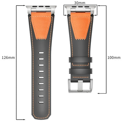 For Apple Watch Ultra 2 Ultra 49mm / 9 8 7 45mm / 6 5 4 SE SE (2023) SE (2022) SE 44mm / 3 2 1 42mm Genuine Cow Leather Band
