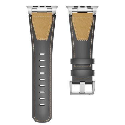 For Apple Watch Ultra 2 Ultra 49mm / 9 8 7 45mm / 6 5 4 SE SE (2023) SE (2022) SE 44mm / 3 2 1 42mm Genuine Cow Leather Band