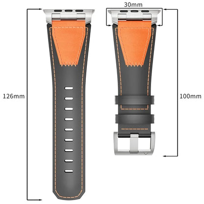 For Apple Watch Ultra 2 Ultra 49mm / 9 8 7 45mm / 6 5 4 SE SE (2023) SE (2022) SE 44mm / 3 2 1 42mm Genuine Cow Leather Band