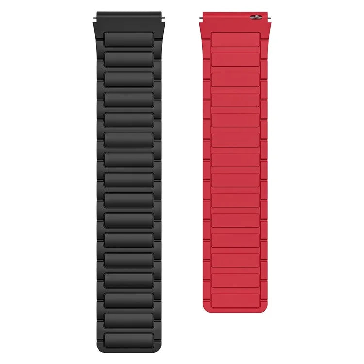 For Huawei / Samsung Smart Watch Silicone Band 22mm Universal Magnetic Replacement Strap