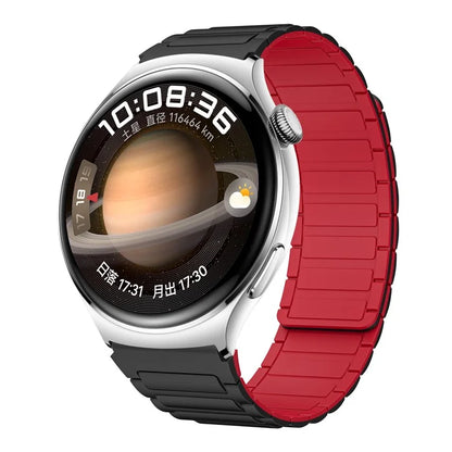 For Huawei / Samsung Smart Watch Silicone Band 22mm Universal Magnetic Replacement Strap