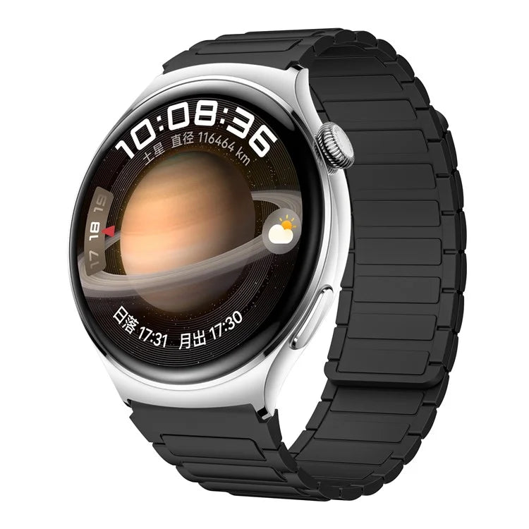 For Huawei / Samsung Smart Watch Silicone Band 22mm Universal Magnetic Replacement Strap