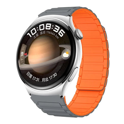 For Huawei / Samsung Smart Watch Silicone Band 22mm Universal Magnetic Replacement Strap