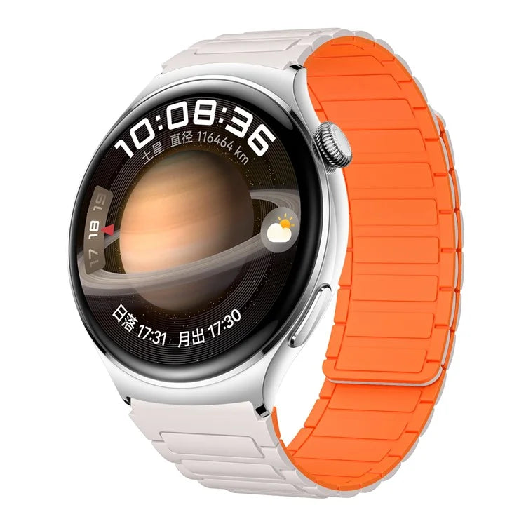 For Huawei / Samsung Smart Watch Silicone Band 22mm Universal Magnetic Replacement Strap