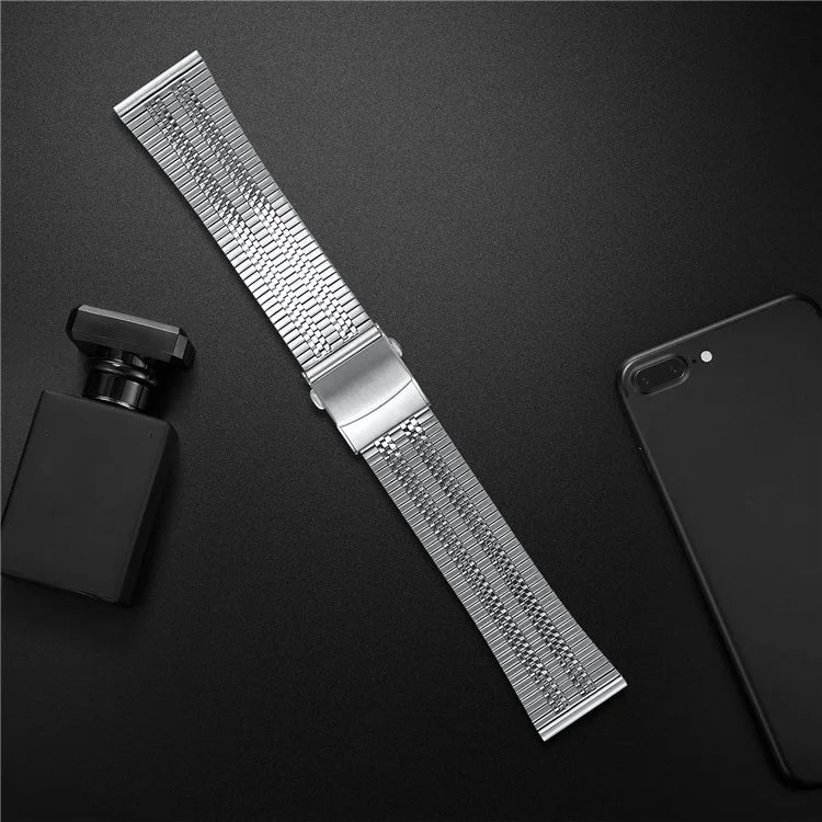 For Garmin Vivoactive 4 Stainless Steel Watch Strap 22mm Wrist Band