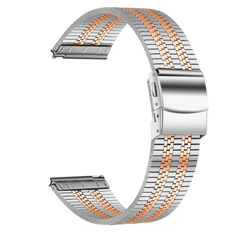 For Garmin Vivomove 3 / GarminMove 3 Stainless Steel 20mm Watch Strap Replacement Wrist Band