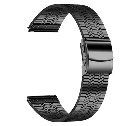 For Garmin Vivoactive 4 Replacement Band Stylish 22mm Stainless Steel Watch Strap