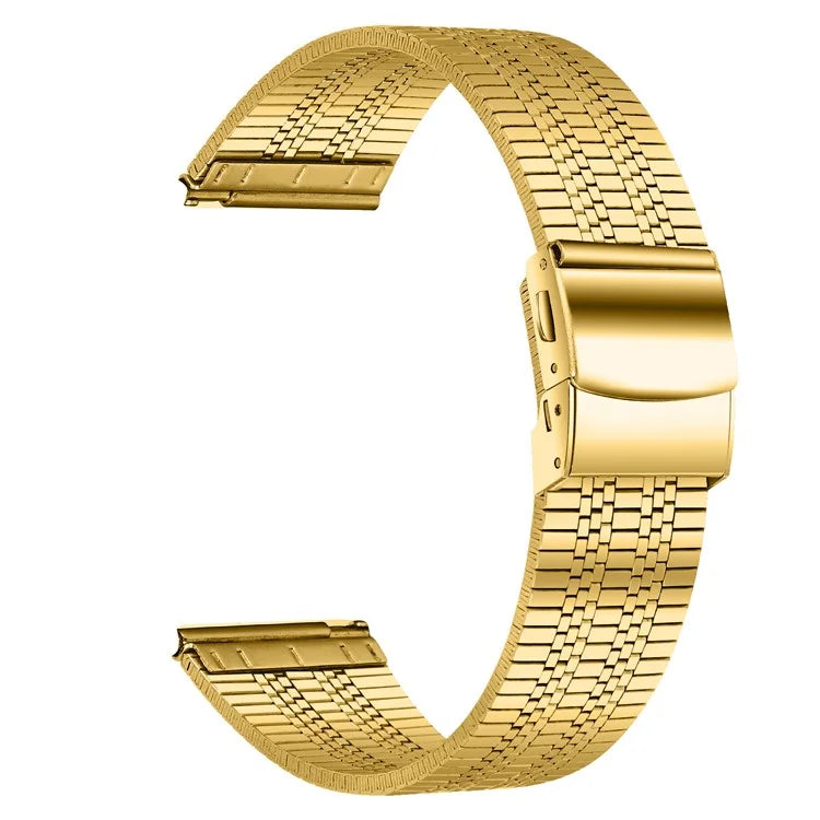 For Garmin Vivoactive 4 Replacement Band Stylish 22mm Stainless Steel Watch Strap
