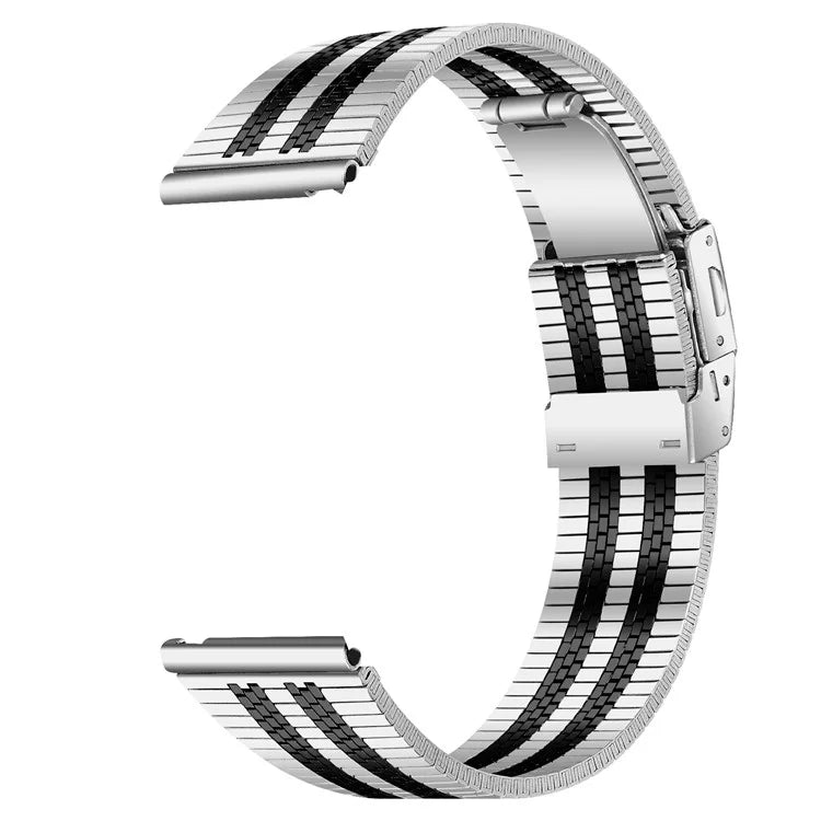 For Samsung Galaxy Watch 46mm Stainless Steel Watch Band Stylish 22mm Replacement Wrist Strap