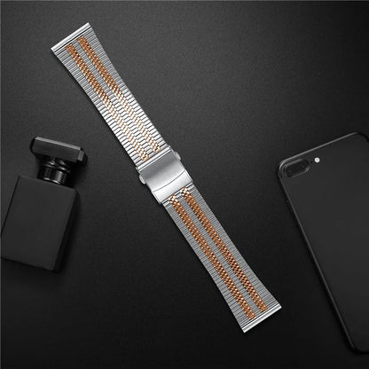 For Huawei Watch GT Stainless Steel Watch Band Stylish 22mm Replacement Wrist Strap