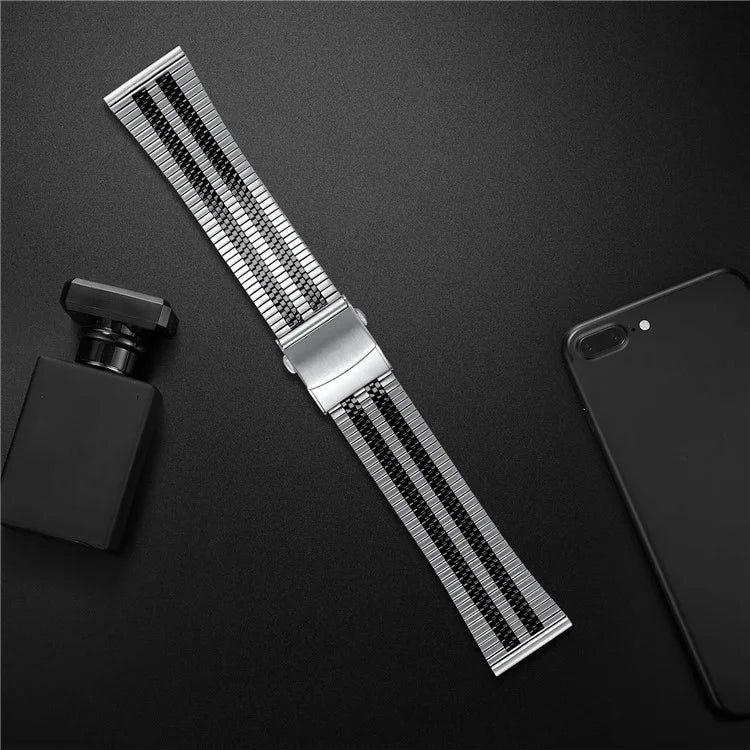 For Huawei Watch GT Stainless Steel Watch Band Stylish 22mm Replacement Wrist Strap