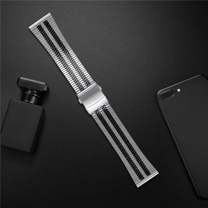 For Huawei Watch GT Stainless Steel Watch Band Stylish 22mm Replacement Wrist Strap