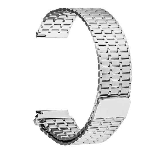 For Garmin Vivomove 3 / GarminMove 3 Magnetic Stainless Steel Strap Silver Wrist Band