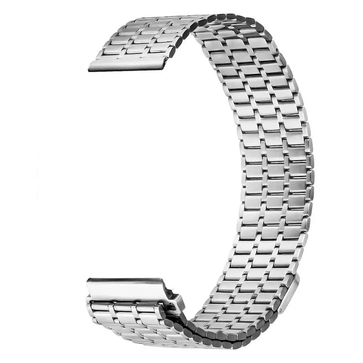 For Garmin Vivomove 3 / GarminMove 3 Magnetic Stainless Steel Strap Silver Wrist Band