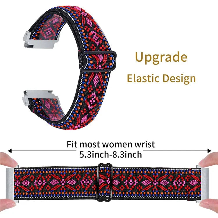 For Garmin Vivomove Style / GarminMove Style / Vivomove / Garmin Vivomove HR Sport 20mm Wide Elastic Watch Strap5