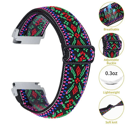 For Garmin Vivomove Style / GarminMove Style / Vivomove / Garmin Vivomove HR Sport 20mm Wide Elastic Watch Strap6