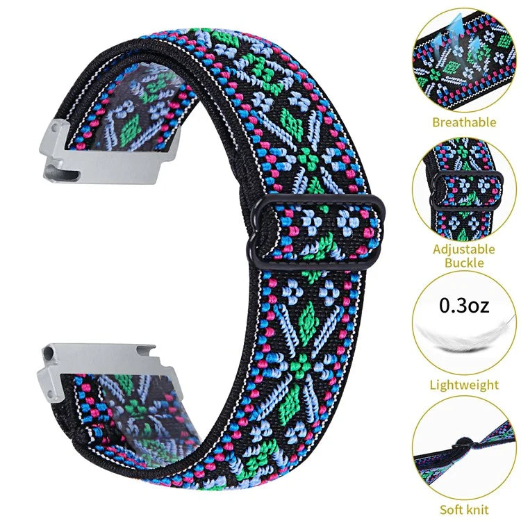 For Garmin Vivomove Style / GarminMove Style / Vivomove / Garmin Vivomove HR Sport 20mm Wide Elastic Watch Strap9