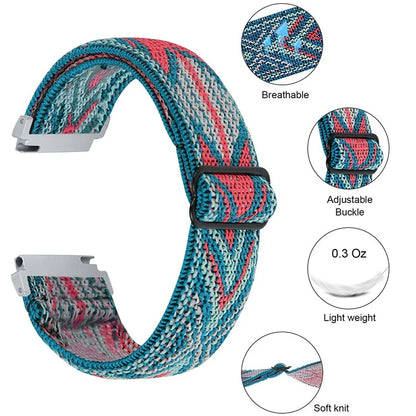 For Garmin Vivomove Style / GarminMove Style / Vivomove / Garmin Vivomove HR Sport 20mm Wide Elastic Watch Strap7