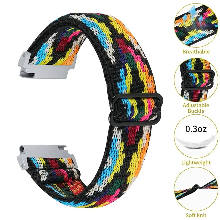 For Garmin Vivomove Style / GarminMove Style / Vivomove / Garmin Vivomove HR Sport 20mm Wide Elastic Watch Strap3