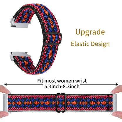 For Garmin Vivomove Style / GarminMove Style / Vivomove / Garmin Vivomove HR Sport 20mm Wide Elastic Watch Strap4