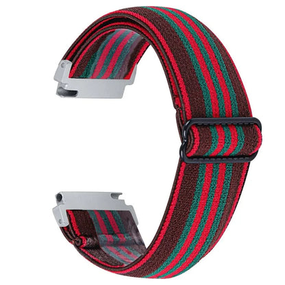 For Garmin Vivomove 3 / GarminMove 3 20mm Elastic Jacquard Fabric Watch Strap Replacement