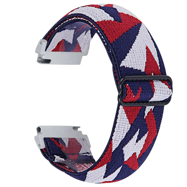 For Garmin Vivomove 3 / GarminMove 3 20mm Elastic Jacquard Fabric Watch Strap Replacement1