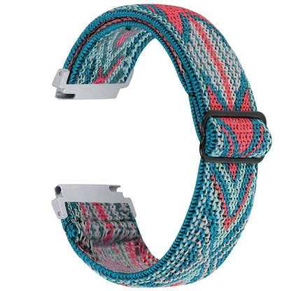 For Garmin Vivomove 3 / GarminMove 3 20mm Elastic Jacquard Fabric Watch Strap Replacement7