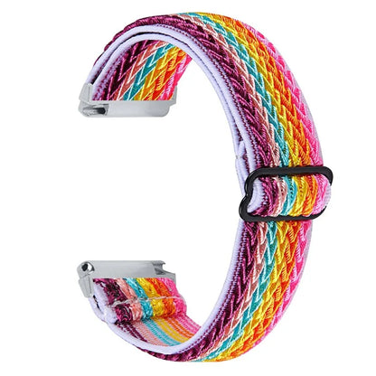 For Garmin Vivomove 3 / GarminMove 3 20mm Elastic Watch Strap Replacement Watchband