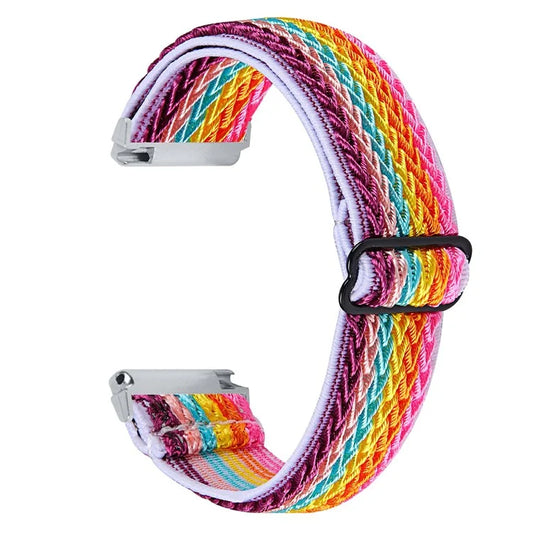 For Garmin Vivomove 3 / GarminMove 3 20mm Elastic Watch Strap Replacement Watchband