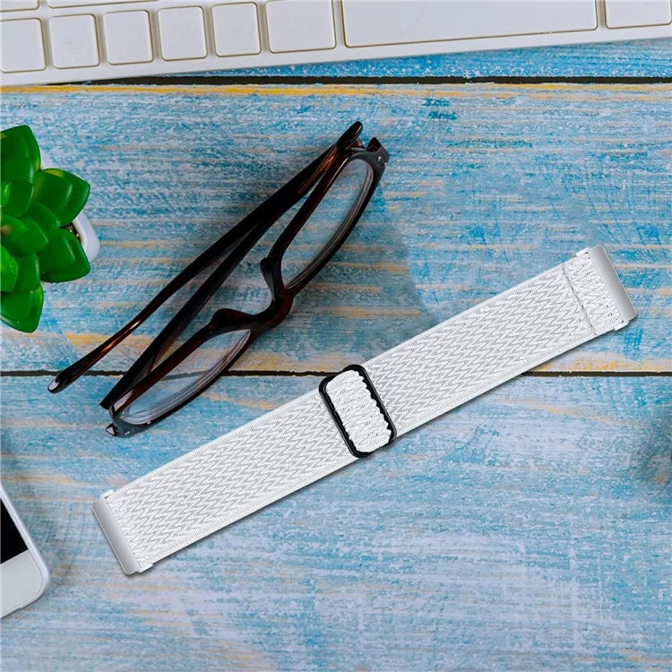 For Garmin Vivomove 3 / GarminMove 3 20mm Elastic Watch Strap Replacement Watchband
