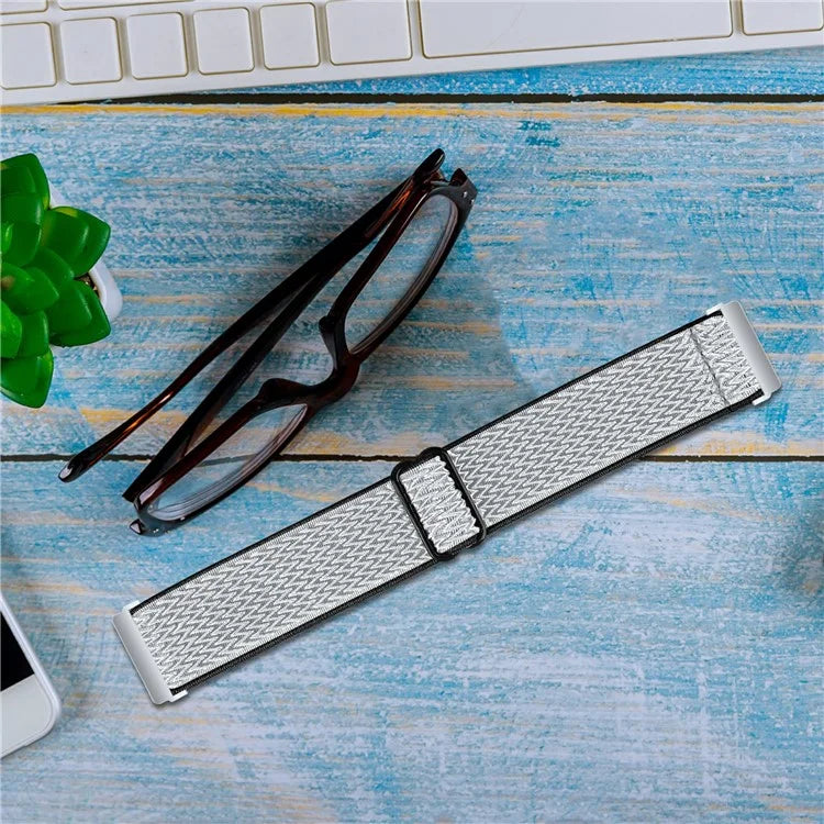 For Garmin Vivomove 3 / GarminMove 3 20mm Elastic Watch Strap Replacement Watchband