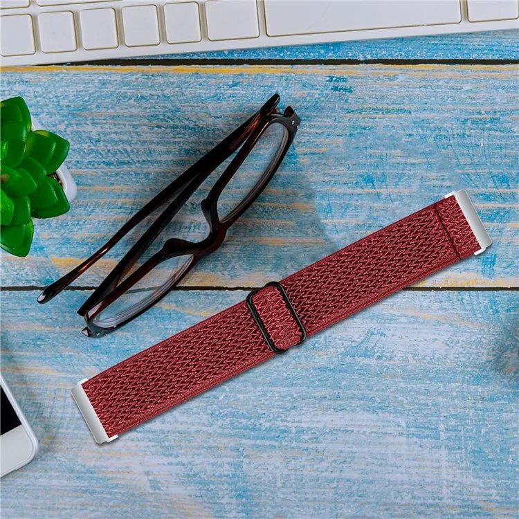 For Garmin Vivomove 3 / GarminMove 3 20mm Elastic Watch Strap Replacement Watchband