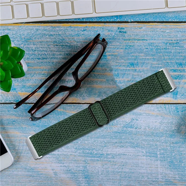 For Garmin Vivomove 3 / GarminMove 3 20mm Elastic Watch Strap Replacement Watchband