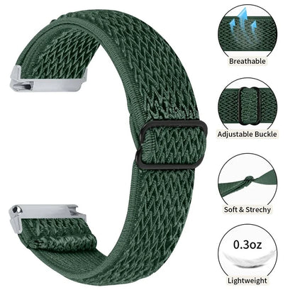 For Garmin Vivomove 3 / GarminMove 3 20mm Elastic Watch Strap Replacement Watchband
