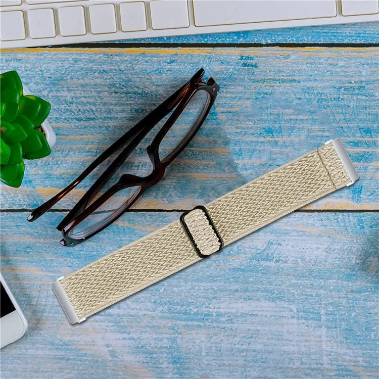For Garmin Vivomove 3 / GarminMove 3 20mm Elastic Watch Strap Replacement Watchband