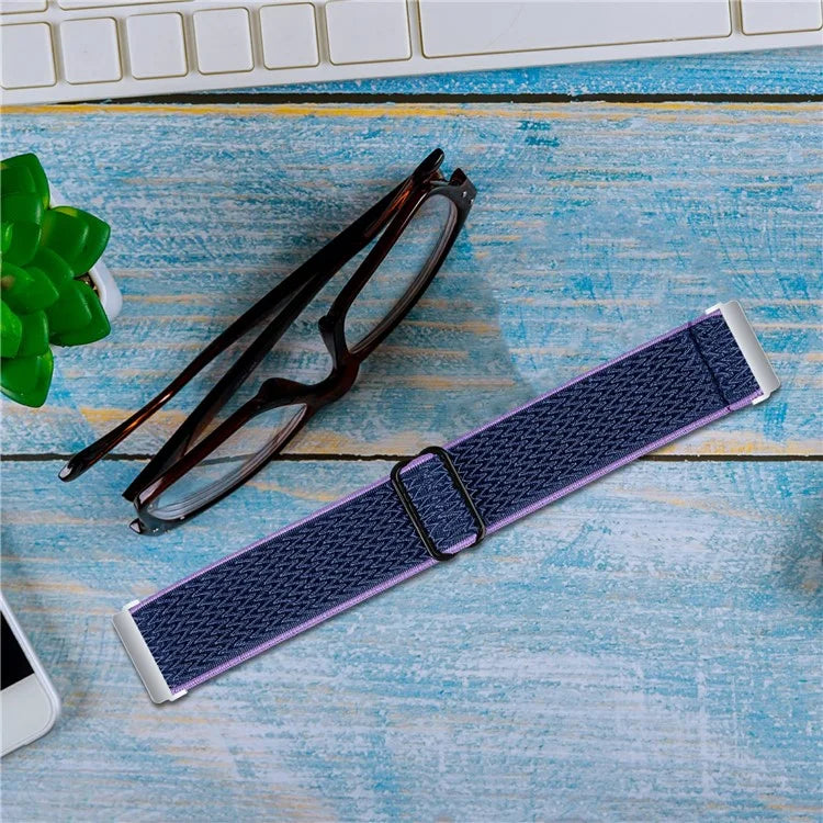 For Garmin Vivomove 3 / GarminMove 3 20mm Elastic Watch Strap Replacement Watchband