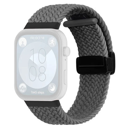 For Huawei Watch Fit 3 Replacement Braided Band Magnetic Buckle Watch Strap