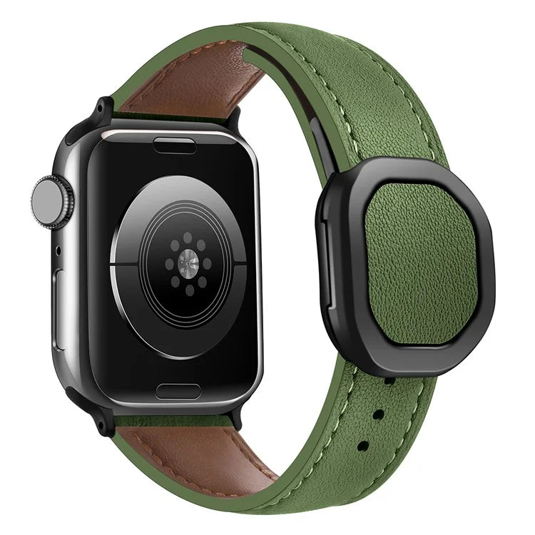 For Apple Watch Ultra 2 Ultra 49mm / Series 9 8 7 45mm / 6 5 4 SE (2023) SE (2022) SE 44mm / 3 2 1 42mm Genuine Cow Leather Wrist Band