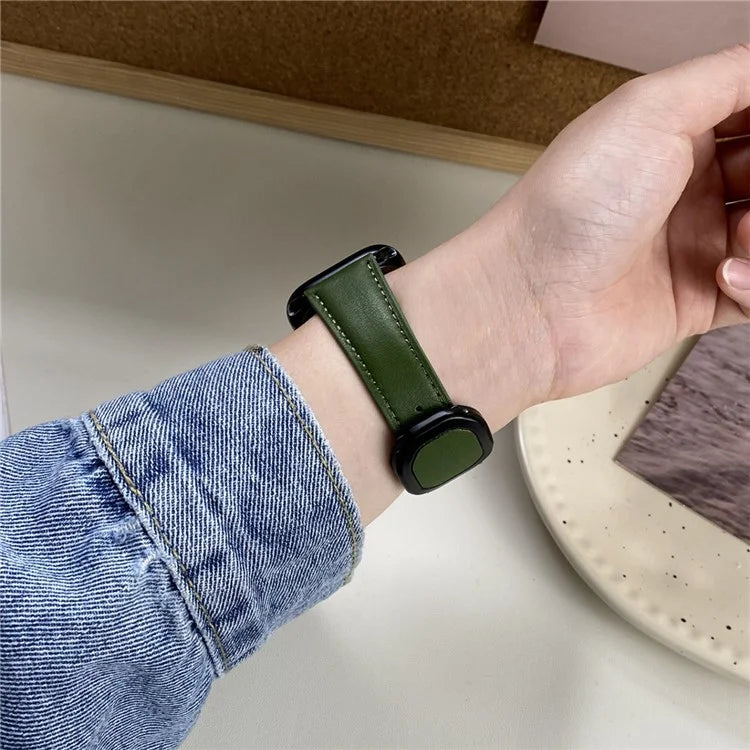 For Apple Watch Ultra 2 Ultra 49mm / Series 9 8 7 45mm / 6 5 4 SE (2023) SE (2022) SE 44mm / 3 2 1 42mm Genuine Cow Leather Wrist Band