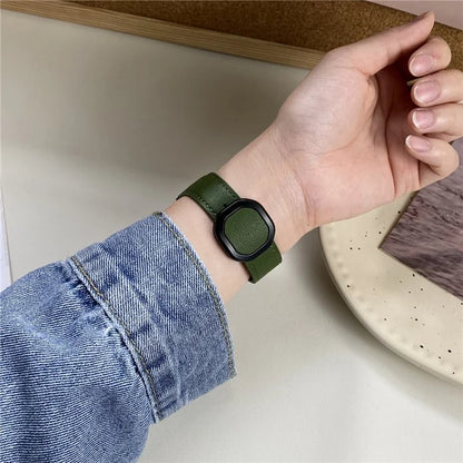 For Apple Watch Ultra 2 Ultra 49mm / Series 9 8 7 45mm / 6 5 4 SE (2023) SE (2022) SE 44mm / 3 2 1 42mm Genuine Cow Leather Wrist Band